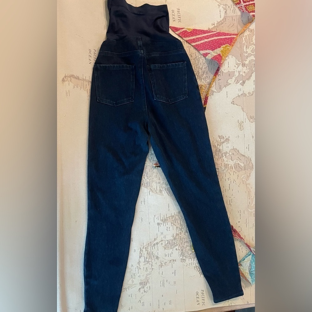 Spanx Maternity Skinny Jeans Dark Wash Size Small EUC - Picture 8 of 14
